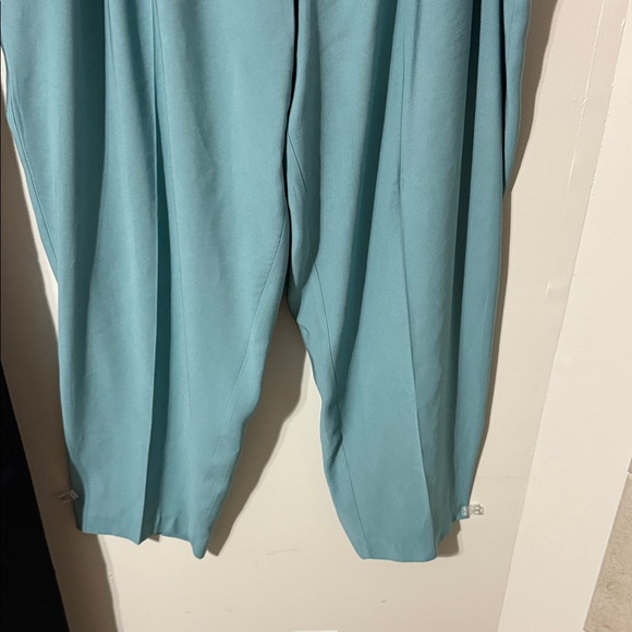 Eloquii Teal Double-Breasted Pantsuit - Picture 7 of 9